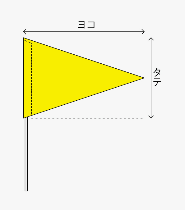 三角形手旗①